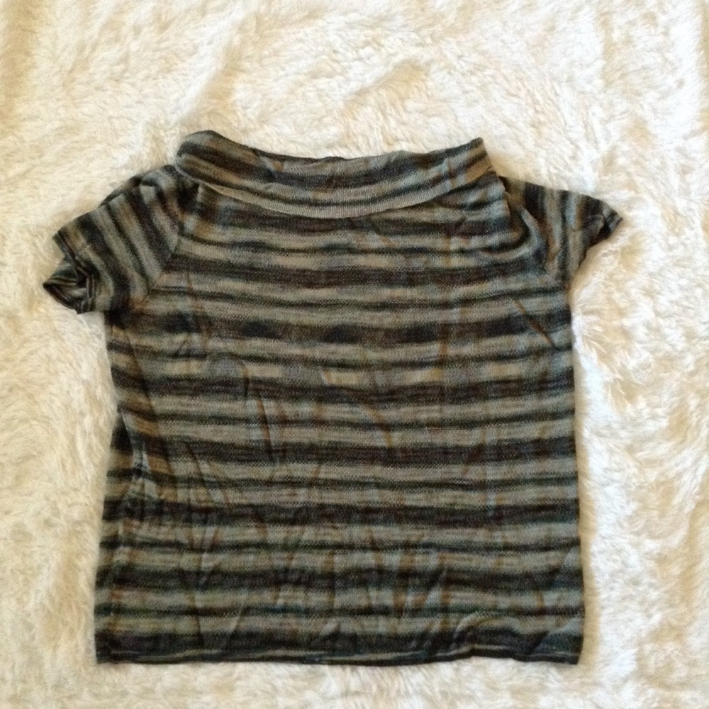 Striped cowl-neck Jones New York top